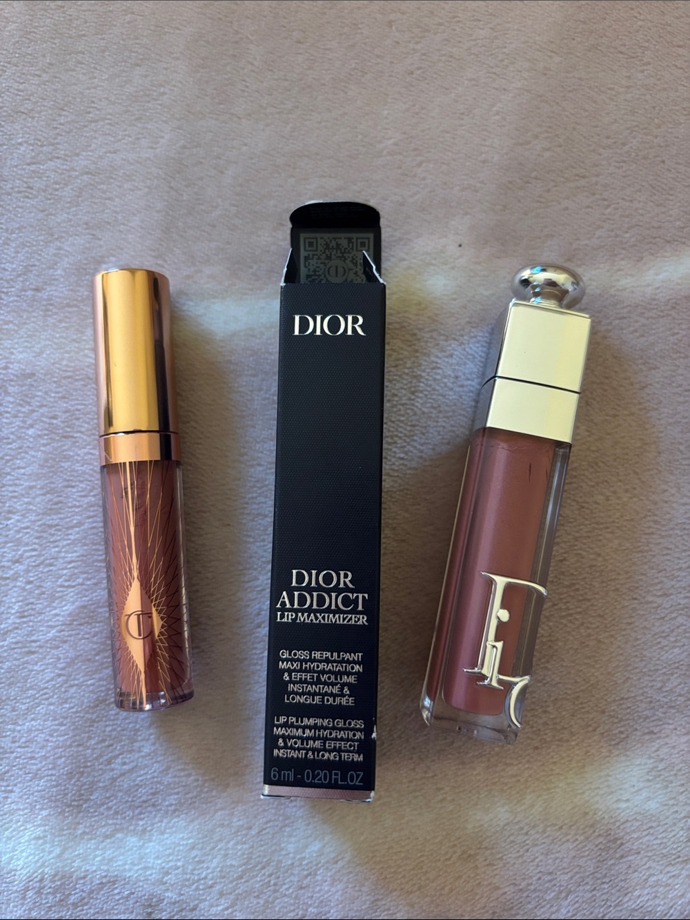 Dior Addict Lip Maximizer Gloss AND Charlotte Tillberry Gloss Bundle